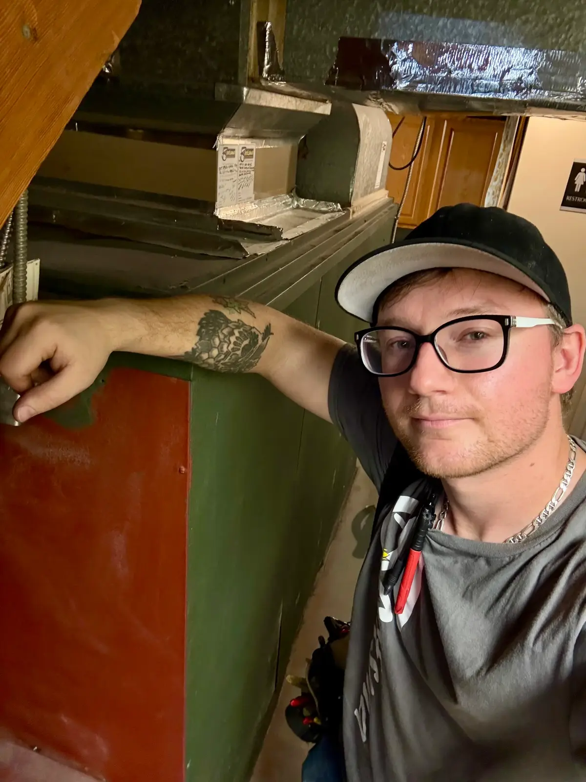 Tim Bootsma 1st Class Gas Fitter performing Calgary gas line installation with professional safety protocols