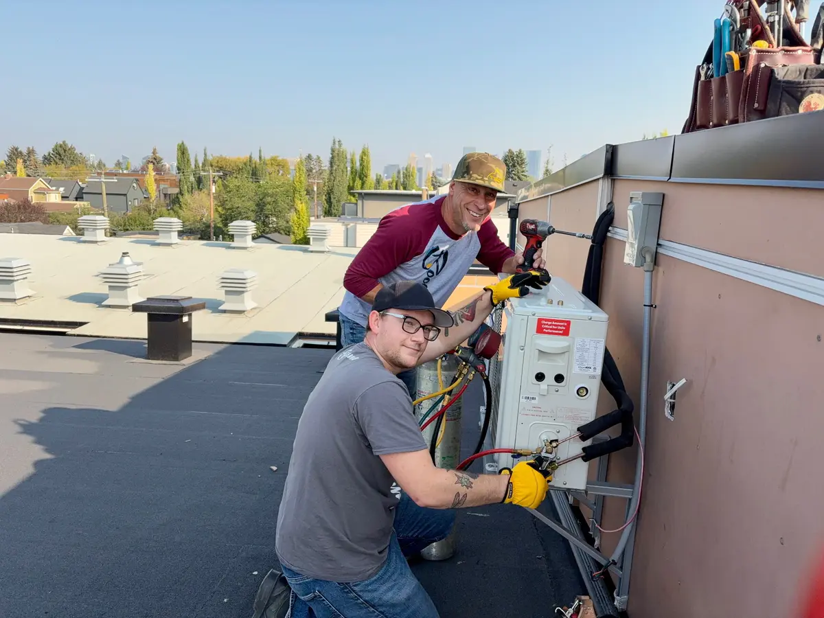 Bootsma Heating & Air Conditioning Calgary office and HVAC team