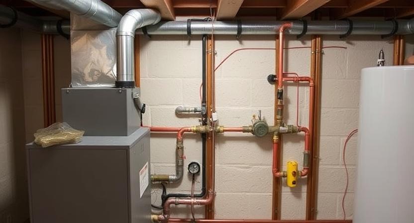 Tim Bootsma performing professional gas line installation with proper safety protocols